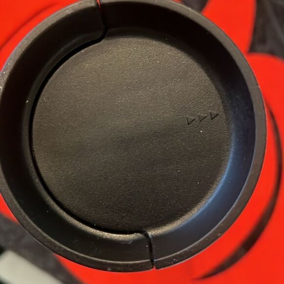 NWT Starbucks 2013 16oz turquoise w/orange pumpkins travel mug w/black slide top - Picture 5 of 9